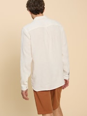 White Stuff White Pembroke 100% Linen Shirt - Image 2 of 7
