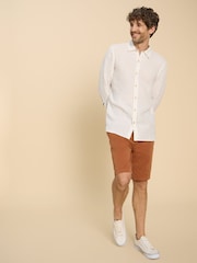 White Stuff White Pembroke 100% Linen Shirt - Image 3 of 7