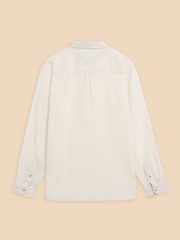 White Stuff White Pembroke 100% Linen Shirt - Image 6 of 7
