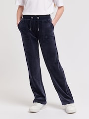 Azul - Juicy Couture Tonal Wide Leg Trousers - Imagen 1 de 7