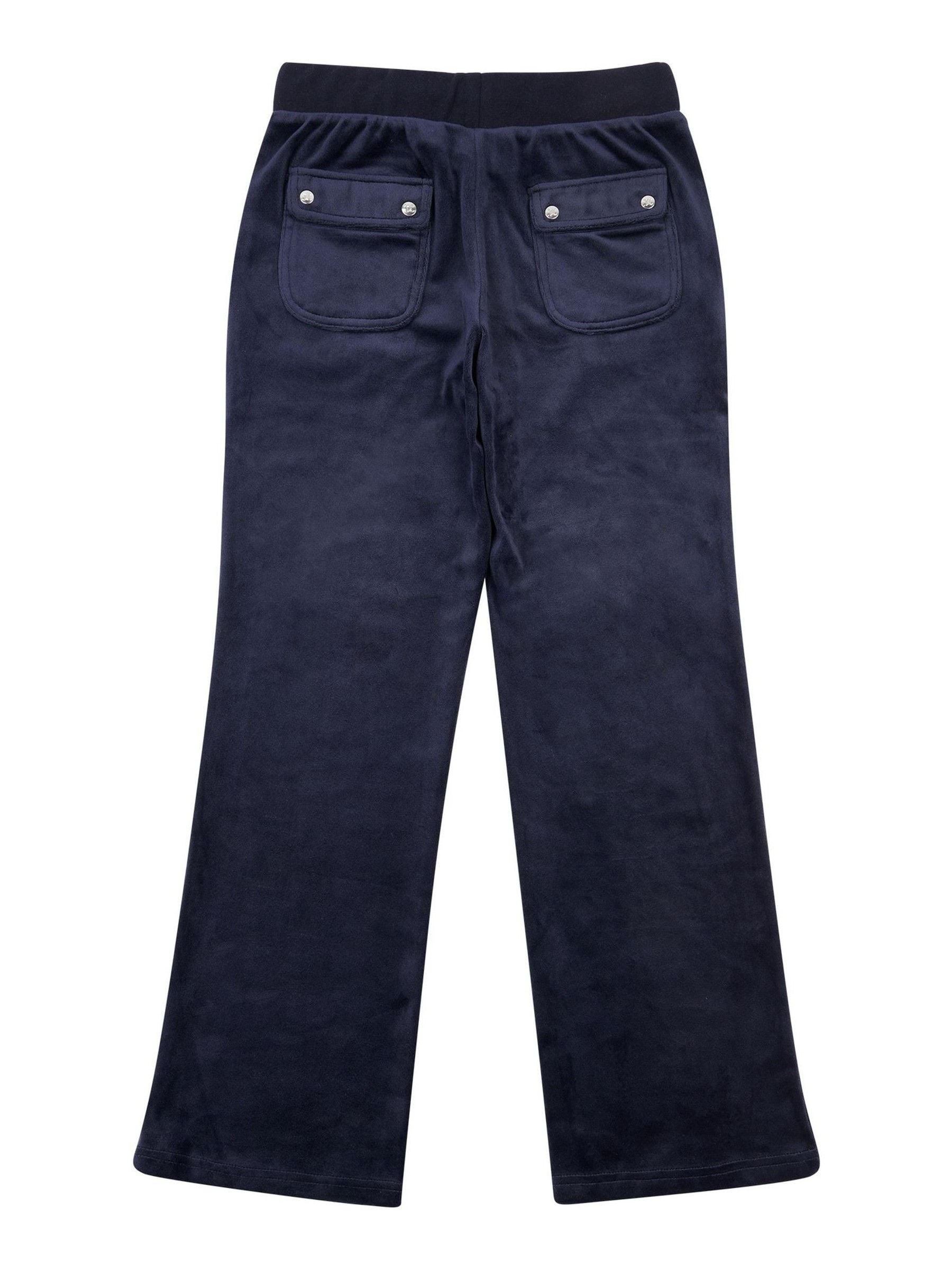 Buy Juicy Couture Blue Tonal Wide Leg Trousers from Next USA Buy Juicy Couture Blue Tonal Wide Leg Trousers from Next USA
