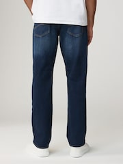 Armani Exchange temnomodra Wash Straight denim Jeans - Slika 2 iz 5