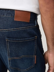 Armani Exchange temnomodra Wash Straight denim Jeans - Slika 3 iz 5
