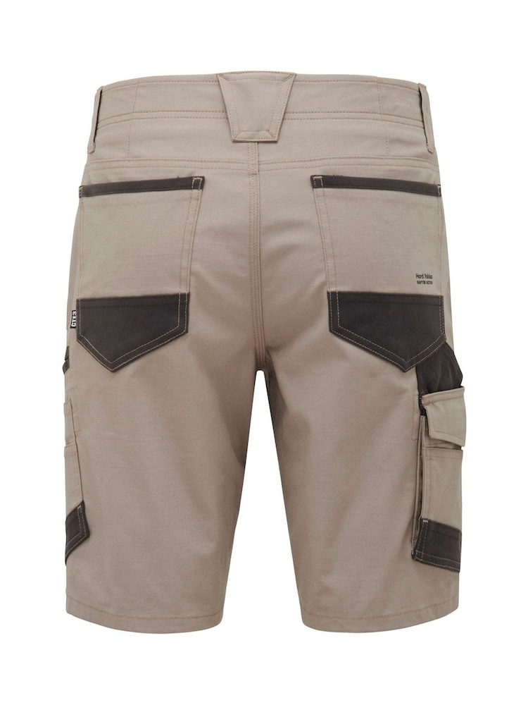 Hard Yakka Raptor Active Mid Brown Shorts - Image 5 of 5