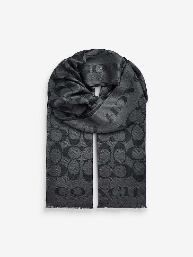 COACH Black Fiorelli Mimi Scarve - Image 1 of 5