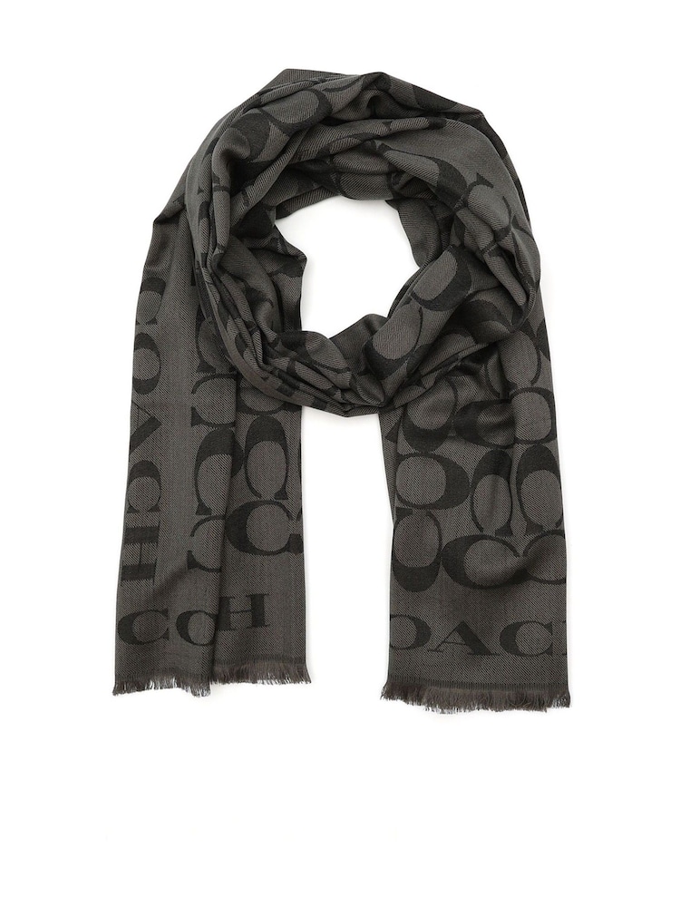 COACH Black Fiorelli Mimi Scarve - Image 2 of 5