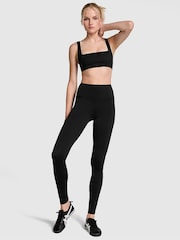 Victoria's Secret PINK Black Relay Compression Leggings - Image 1 of 3