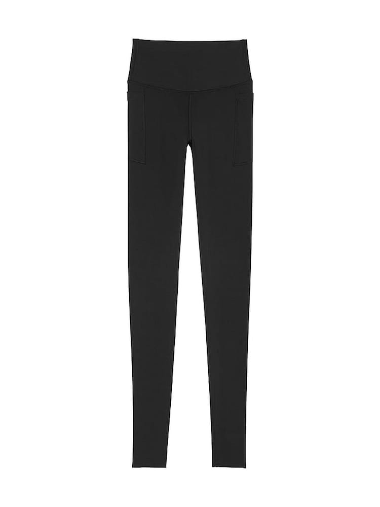 Victoria's Secret PINK Black Relay Compression Leggings - Image 3 of 3