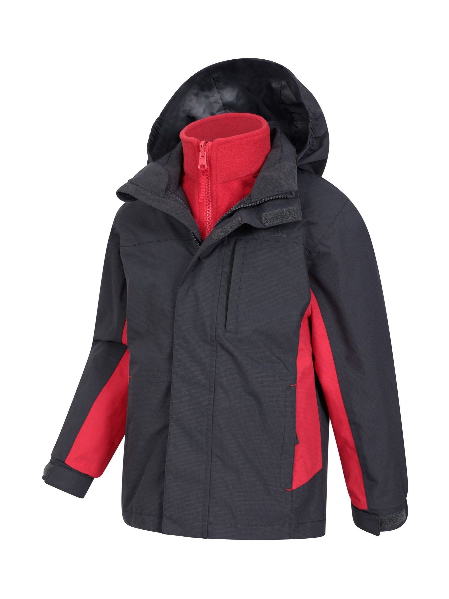 Buy Mountain Warehouse Black Kids Cannonball 3 in 1 Waterproof Jacket from Next USA