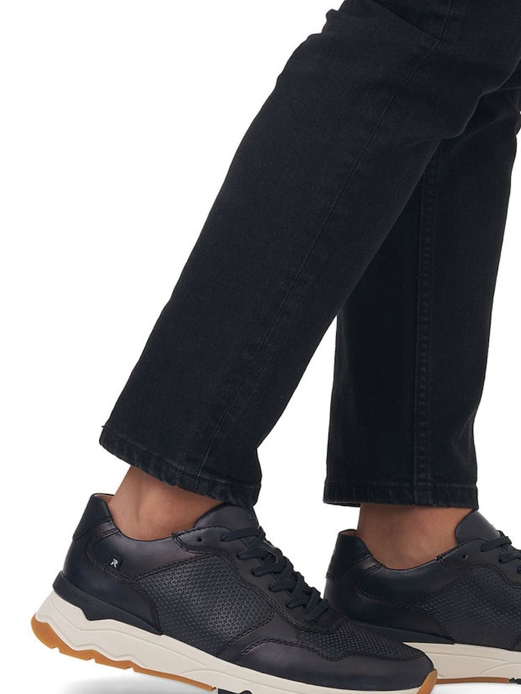 Rieker Mens Evolution Lace-Up Black Trainers - Image 10 of 10