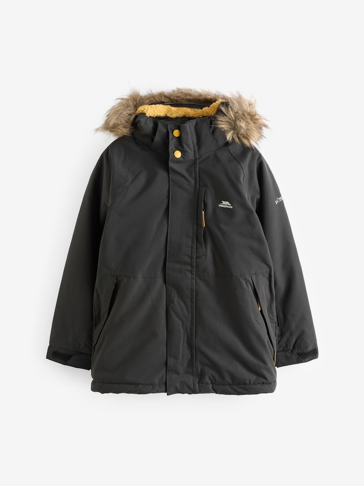 Negro - Trespass Ultimately Rainwear Jacket - Imagen 1 de 5