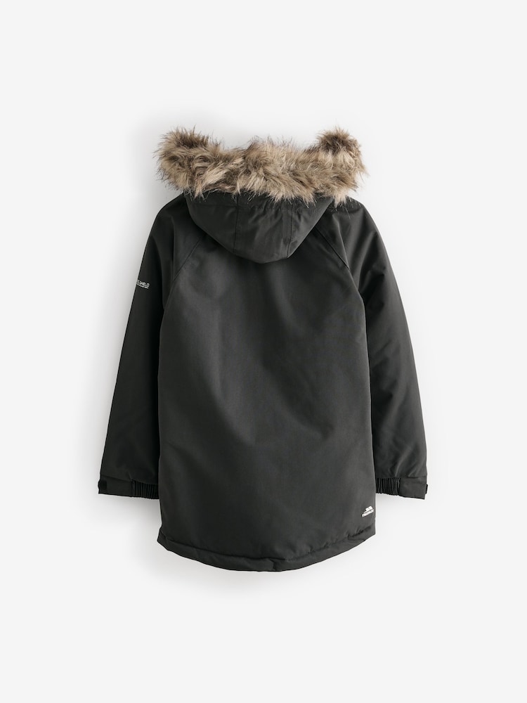 Negro - Trespass Ultimately Rainwear Jacket - Imagen 2 de 5