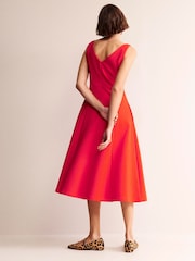 Boden Red Scarlet Ottoman Ponte Dress - Image 4 of 6
