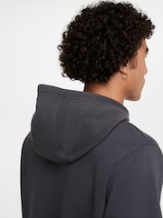 Nike Grey Air Fleece Pullover Hoodie - Image 6 of 7