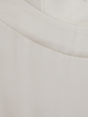Reiss Ivory Anya Relaxed Satin Blouse - Image 7 of 7