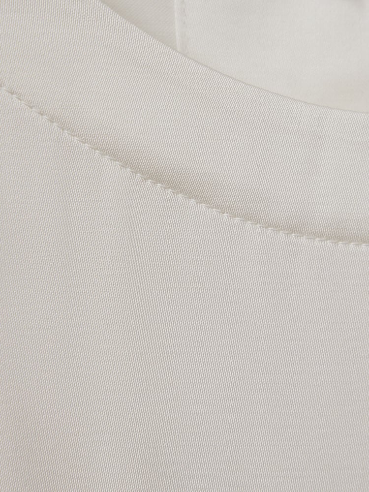 Reiss Ivory Anya Relaxed Satin Blouse - Image 7 of 7