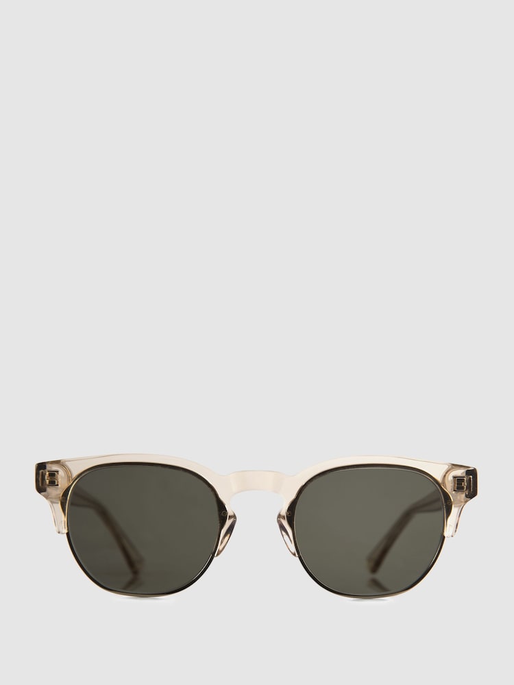 Curry and Paxton Semi Rimless Sunglasses - Image 1 of 4