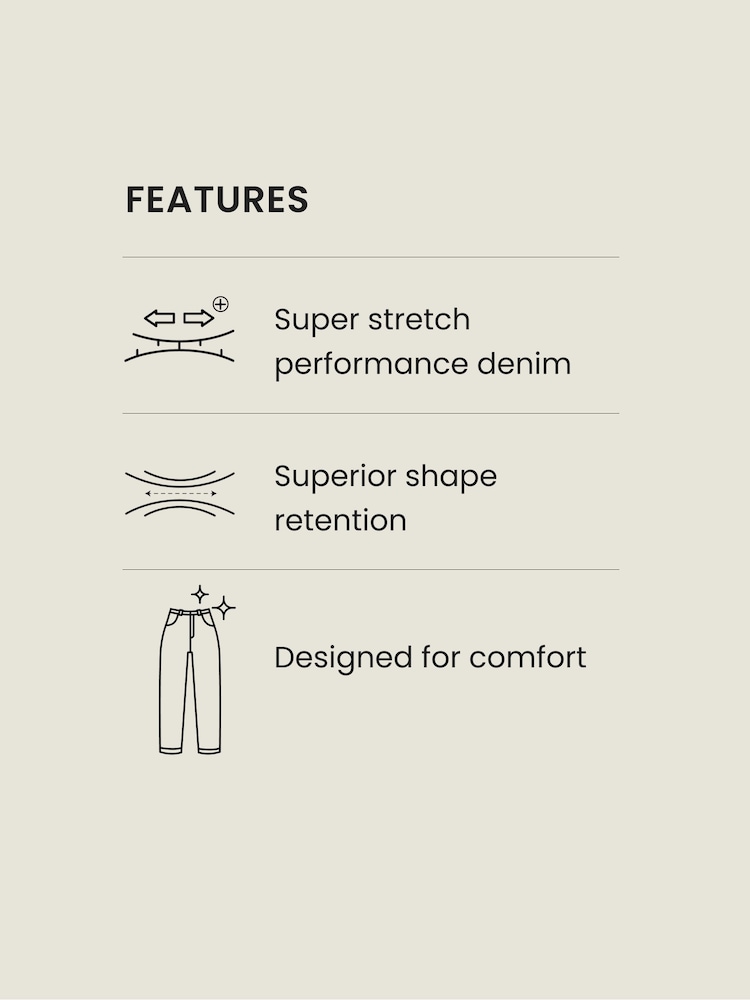 Blue Rinse Slim Fit Motionflex Jeans - Image 4 of 11