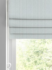 Sophie Allport Blue Stamford Stripe Made to Measure 100% Cotton Roman Blinds - Image 2 of 6