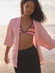 Light Pink 100% Linen Jacket - Image 1 of 8