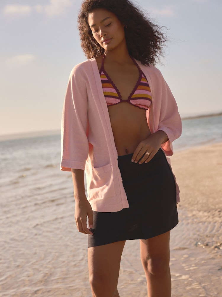 Light Pink 100% Linen Jacket - Image 2 of 8