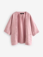 Light Pink 100% Linen Jacket - Image 7 of 8
