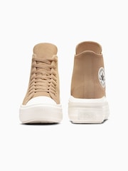 كريم - Converse Chuck Taylor All Star Suede Move Trainers - صورة 5 من 7