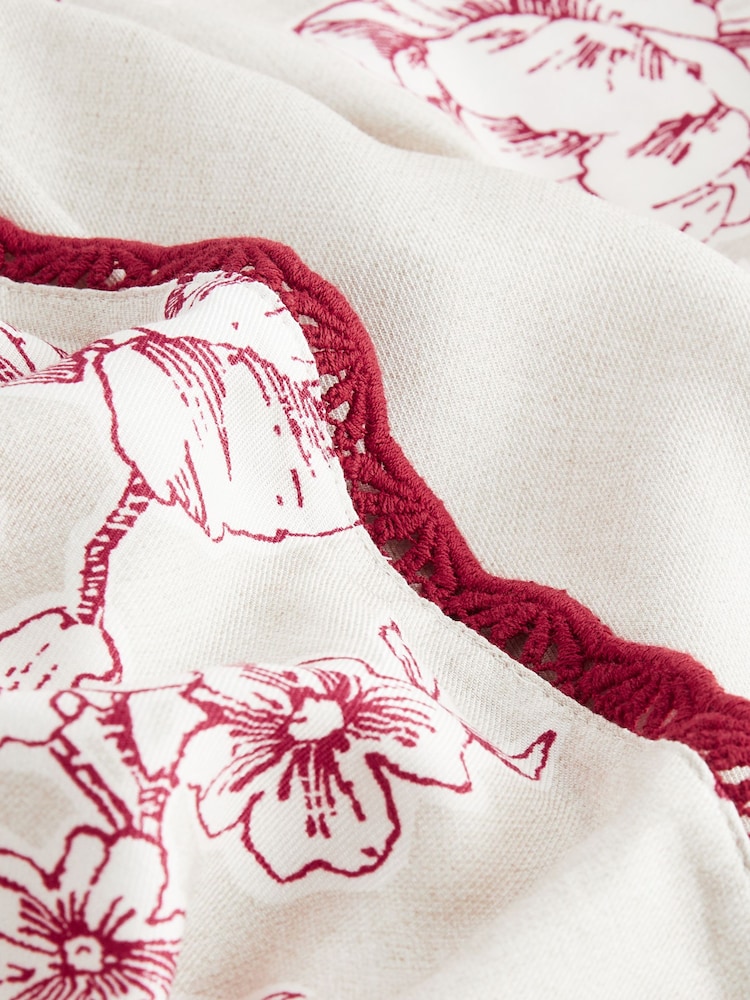 Laura Ashley Cream Pollington Roses Robe - Image 7 of 7