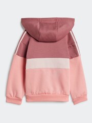 adidas Kids Tiberio 3-Stripes Colourblock Fleece Tracksuit - Imaginea 3 din 7