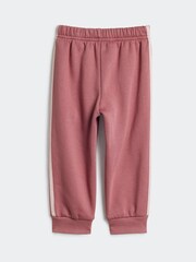 adidas Kids Tiberio 3-Stripes Colourblock Fleece Tracksuit - Imaginea 4 din 7