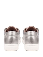 Оловянный - Jones Bootmaker Ladies Side Zip Casual Trainers - Image 5 of 7
