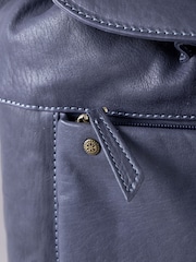 Lakeland Leather Blue Harstone Backpack - Image 5 of 6