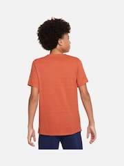 Nike Vintage Orange Dri-FIT Miler Training T-Shirt - Image 2 of 4