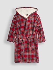 JoJo Maman Bébé Red Tartan Cosy Robe - Image 1 of 3
