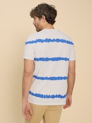 White Stuff White 100% Cotton Tie Dye T-Shirt - Image 2 of 7