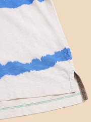 White Stuff White 100% Cotton Tie Dye T-Shirt - Image 7 of 7