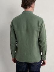 Seasalt Cornwall Green Mens Curator Shirt - Image 2 of 5