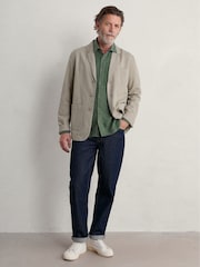 Seasalt Cornwall Green Mens Curator Shirt - Image 3 of 5