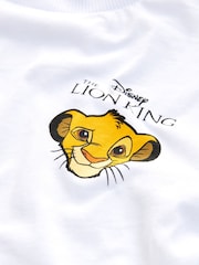 Bílá - Simba Lion King 100% bavlna Krátký rukáv tričko (6měsíců-8let) - Image 3 of 3