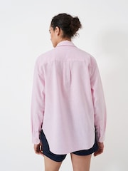 Crew Clothing Pink Linen Blend Shirt - Image 2 of 4