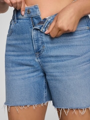 Spanx Authentic 360 Raw Hem Jean Shorts 5" - 圖片 4/4