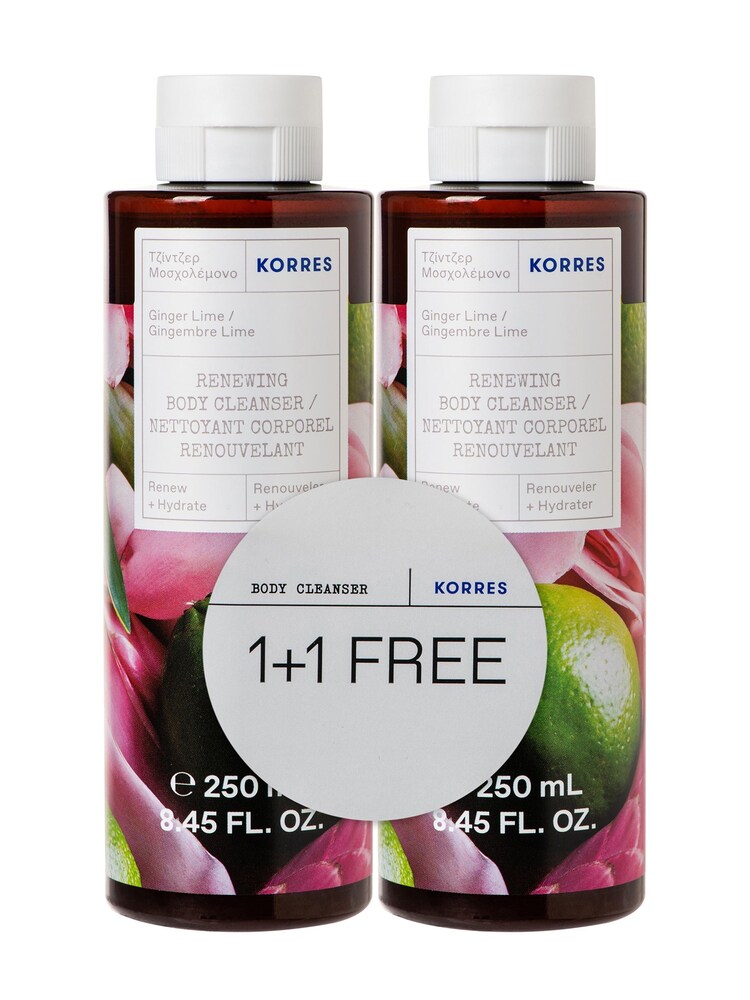 Korres Ginger Lime Body Cleanser 1+1 - Image 1 of 2