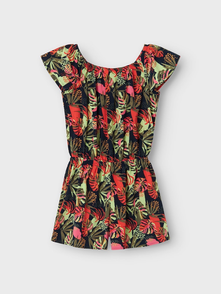 Name It Blue Printed Playsuit - Image 2 of 3