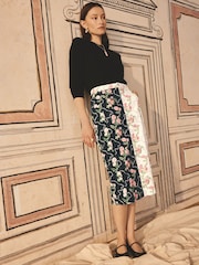 Cath Kidston Pink Pleated 100% Cotton Skirt - Image 2 of 9
