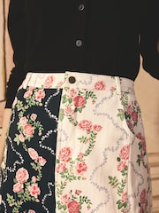 Cath Kidston Pink Pleated 100% Cotton Skirt - Image 6 of 9