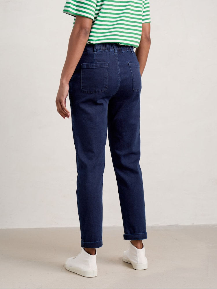 Seasalt Cornwall Blue Tall Waterdance Trousers - Image 2 of 4