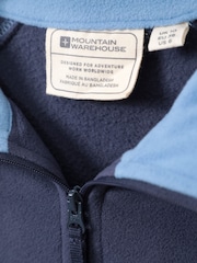 Mountain Warehouse Denim Blue Womens Montana Half Zip Fleece - Image 6 of 6