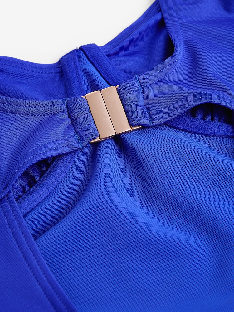 Cobalt Blue Tummy Control DD+ Wired Swimsuit - Image 9 of 10