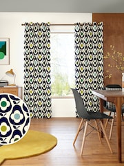 Orla Kiely Whale Blue Multi Pear Made to Measure Curtains - Image 1 of 5