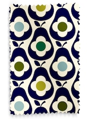 Orla Kiely Whale Blue Multi Pear Made to Measure Curtains - Image 5 of 5